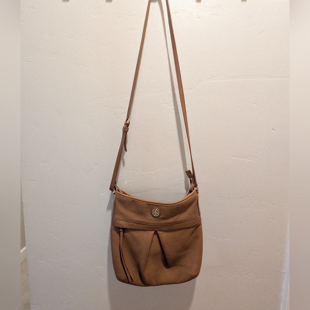 Tory Burch Tan Leather Shoulder Bag